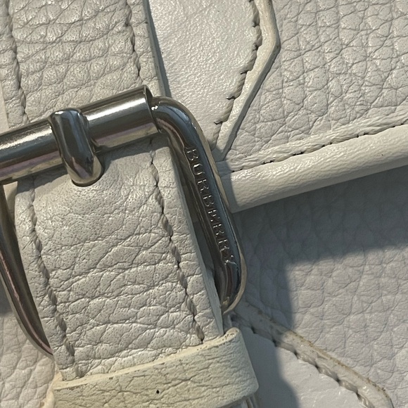 Burberry Classic Clutch Wristlet Bag in White main image 9